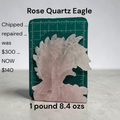 Rose Quartz Eagle